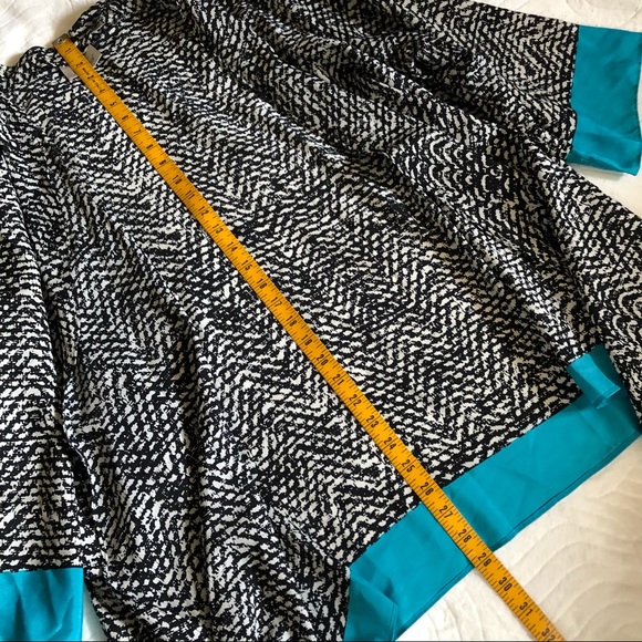 Silky Avenue Kimono Black White Size 18-20 - Picture 10 of 11